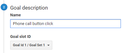 categorising goal set