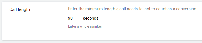 call length