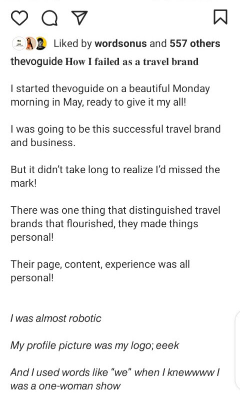 authentic content on instagram