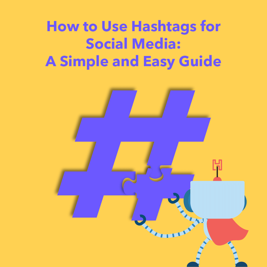 how to use hashtags for social media