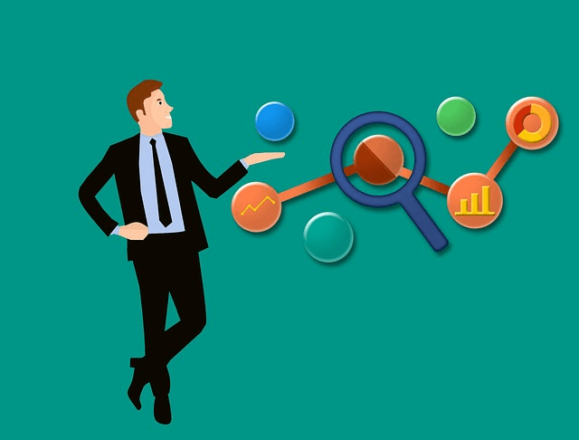 business man analytics